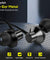 pTron Pride Lite HBE (High Bass Earphones) in-Ear Wired Headphones with in-line Mic, 10mm Powerful Driver for Stereo Audio, Noise Cancelling Headset with 1.2m Tangle-Free Cable & 3.5mm Aux - (Gray)