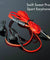 PTron Swift Headset Universal In-Ear Sports Stereo Earphone For All Smartphones (Black/Red)