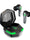 pTron Bassbuds Epic Earbuds with Game Mode, 40ms Latency, 35h Playtime, Touch Control Bluetooth Headset  (Black, In the Ear)