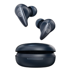 pTron Bassbuds Verse ENC Bluetooth 5.3 Wireless Headphones, 40Hrs Total Playtime, Movie Mode & Deep Bass, Low Latency in-Ear TWS Earbuds, Stereo Calls, Smooth Touch Control & Type-C Charging (Blue)