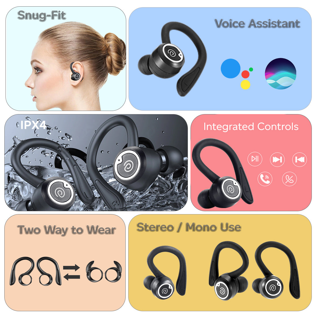 Music discount earbuds wireless