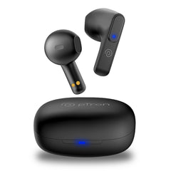 pTron Bassbuds B11 with 13mm Drivers, Stereo Calls, 28Hrs Playback & Touch Control TWS (Black)