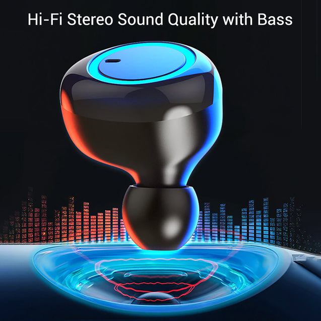 Buy PTron Bassbuds True Wireless Stereo Bluetooth Headphones, Get DaZon Arrow Silicon Wrist Watch Free