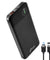 pTron Dynamo Pro 10000mAh 18W QC3.0 PD Power Bank, Made in India, Fast Charge, Type-C & Micro USB Input Ports, with 18W Type C Mini Cable for Smartphones & Other Smart Device - (Black)