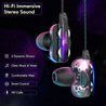 PTron Boom Ultima 4D Deep Bass Stereo Earphones Dual Driver Sports Headset with Mic for All Smartphones
