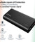 pTron Dynamo Zip 20000mAh Power Bank, 18W Fast Charge Type-C, Sturdy Design, Type-C & Micro USB Input Ports, Safe & Reliable, Li-Polymer Power Bank for Smartphones & Other Smart Device - (Black)