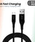 pTron Solero MB301 3A Micro USB Data & Charging Cable, Made in India, 480Mbps Data Sync, Strong & Durable 1.5 m Nylon Braided USB Cable for Micro USB Devices - (Black)