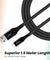 pTron Solero MB301 3A Micro USB Data & Charging Cable, Made in India, 480Mbps Data Sync, Strong & Durable 1.5 m Nylon Braided USB Cable for Micro USB Devices - (Black)