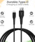 pTron Solero T241 2.4A Type-C Data & Charging USB Cable, Made in India, 480Mbps Data Sync, Durable 1 mUSB Cable for Type-C USB Devices - (Black)