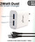 pTron Volta Evo 12W Single USB Smart Charger with 2.4A Micro USB 1-Meter Cable, Made in India, BIS Certified Fast Charging Power Adaptor - (White)