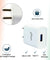 pTron Volta 12W Single USB Smart Charger with 2.4A Micro USB 1-Meter Cable, Made in India, BIS Certified Fast Charging Power Adaptor - (White)