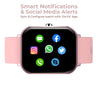 pTron Pulsefit Pro Bluetooth Calling Fitness Smartwatch (Pink)