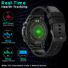 pTron Force X11s Bluetooth Calling Smartwatch with 1.3" Full Touch Color Display, Real 24/7 Heart Rate Tracking, Multiple Watch Faces, 7Days Runtime, Health/Fitness Trackers & IP68 Waterproof (Black)