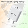 pTron Volta Dual Port 12W Smart USB Charger Adapter, Multi-Layer Protection, Made in India, BIS Certified, Fast Charging Power Adaptor Without Cable for All iOS & Android Devices (White)