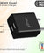 pTron Volta Dual Port 12W Smart USB Charger Adapter, Multi-Layer Protection, Made in India, BIS Certified, Fast Charging Power Adaptor Without Cable for All iOS & Android Devices (Black)