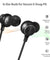 pTron Tangent Duo Bluetooth 5.2 Wireless in-Ear Earphones with Mic, 24Hrs Playback, 13mm Drivers, Punchy Bass, Type-C Port, Magnetic Earbuds, Voice Assistant, IPX4 & Integrated Controls (Black)