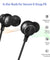 pTron Tangent Duo Bluetooth 5.2 Wireless in-Ear Earphones with Mic, 24Hrs Playback, 13mm Drivers, Punchy Bass, Type-C Port, Magnetic Earbuds, Voice Assistant, IPX4 & Integrated Controls (Black/Blue)