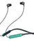 pTron Tangent Duo Bluetooth 5.2 Wireless in-Ear Earphones with Mic, 24Hrs Playback, 13mm Drivers, Punchy Bass, Type-C Port, Magnetic Earbuds, Voice Assistant, IPX4 & Integrated Controls (Black/Green)