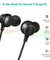 pTron Tangent Duo Bluetooth 5.2 Wireless in-Ear Earphones with Mic, 24Hrs Playback, 13mm Drivers, Punchy Bass, Type-C Port, Magnetic Earbuds, Voice Assistant, IPX4 & Integrated Controls (Black/Green)