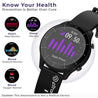 pTron Force X11Q Bluetooth Calling Smartwatch with 3.3 cm Full Touch Color Display, Heart Rate Tracking, SpO2, BP, Multiple Watch Faces, 5Days Runtime, Health/Fitness Trackers & IP68 Waterproof (Black)
