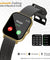 pTron Force X10 Bluetooth Calling Smartwatch with 4.3 cm Full Touch Color Display, Real Heart Rate Monitor, SpO2, Multiple Watch Faces, 5 Days Runtime, Health/Fitness Trackers & IP68 Waterproof (Black/Gold)