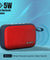 pTron Musicbot Lite 5W Mini Bluetooth Speaker with 6Hrs Playtime, Immersive Sound, 40mm Driver, Bluetooth v5.1 with Strong Connectivity, Portable Design, Integrated Music & Call Control (Red)