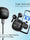 pTron Bassbuds Perl in-Ear TWS Earbuds with TruTalk ENC, Bluetooth 5.3 Wireless Headphone with Mic, Deep Bass, Low Latency, HD Stereo Call, Pinch Control & Type-C Fast Charging (Black)