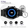 pTron Force X11P Bluetooth Calling Smartwatch with 3.3 cm Full Touch Display, Heart Rate Tracking, SpO2, 100s of Watch Faces, 5 Days Runtime, Fitness Trackers & IP68 Waterproof (Black)