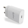 pTron Volta FC17 25W Type-C/PD Super Fast Charger for Samsung Galaxy S21/S21+/S21 Ultra/S20/S20+/S20 Ultra/Note 20/Note 20 Ultra/Note 10/Note10+ M51/M42/F23 5G/M53 5G/M52 5G/M33 (Charger only) White