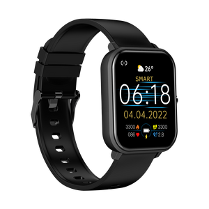 pTron Pulsefit Pro Bluetooth Calling Fitness Smartwatch (Black)