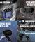 pTron Bassbuds Xtreme In-Ear Wireless Headphone with 32Hrs Playtime, BT5.3, 13mm Driver, Stereo Calls, DeepBass, Touch Control TWS Earbuds, Zany Case & Type-C Fast Charging (Blue/Black)