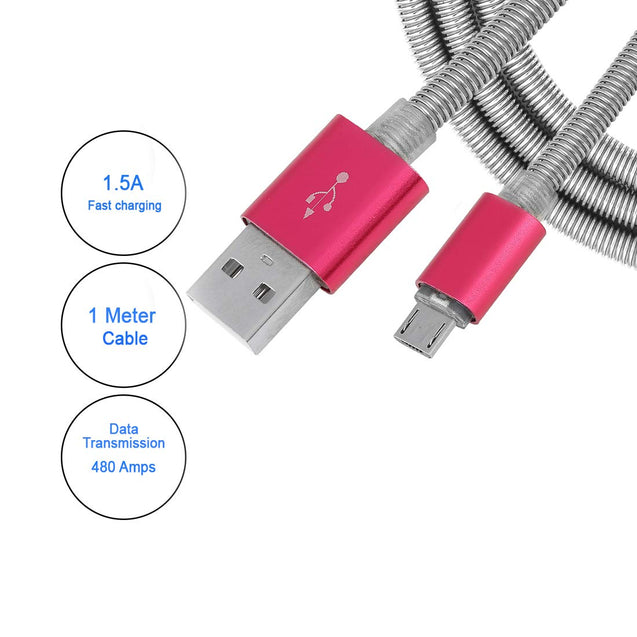 Buy pTron Boom Pro Dual Driver Wired Headphones, Get pTron Falcon 1.5A Micro USB charging Cable Free