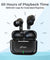 pTron Basspods P251+ with 50Hrs Playback, 12mm Driver, ENC, Movie Mode, Touch Controls Bluetooth Wireless Headphones (Black)
