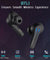 pTron Basspods 681 with Dedicated Gaming Mode, 50ms Low Latency, True Wireless Bluetooth 5.1 Headphone, 40Hrs Playback, Deep Bass, Clear Calls, Touch Control TWS Earbuds & Type-C Fast Charging (Black)