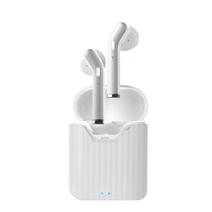 pTron Zenbuds Hi-Fi True Wireless Stereo Earbuds, 12Hrs Playback with Case & Mic - (White)