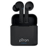 pTron Bassbuds Vista in-Ear True Wireless Bluetooth 5.1 Headphones with Deep Bass, IPX4 Water/Sweat Resistant, Passive Noise Cancelation, Voice Assistance & Earbuds with Built-in HD Mic - (Black)