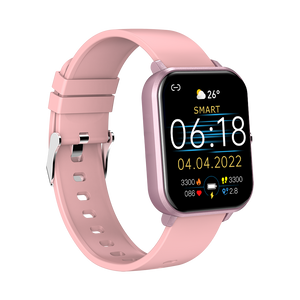 pTron Pulsefit Pro Bluetooth Calling Fitness Smartwatch (Pink)
