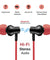 pTron InTunes Beats In-Ear Magnetic Stereo Wireless Neckband with Mic - (Black/Red)
