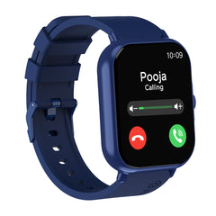 pTron Pulsefit P61+ 1.85 inches Full Touch Display Bluetooth Calling Fitness Smartwatch (Blue)
