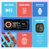 pTron Pulsefit P61+ 4.6 cm Full Touch Display Bluetooth Calling Fitness Smartwatch (Black)