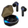 pTron Basspods 681 with Dedicated Gaming Mode, 50ms Low Latency, True Wireless Bluetooth 5.1 Headphone, 40Hrs Playback, Deep Bass, Clear Calls, Touch Control TWS Earbuds & Type-C Fast Charging (Black)