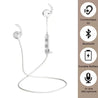 PTron Avento Sport Bluetooth Headphones in-Ear Wireless Earphones with Mic (White)